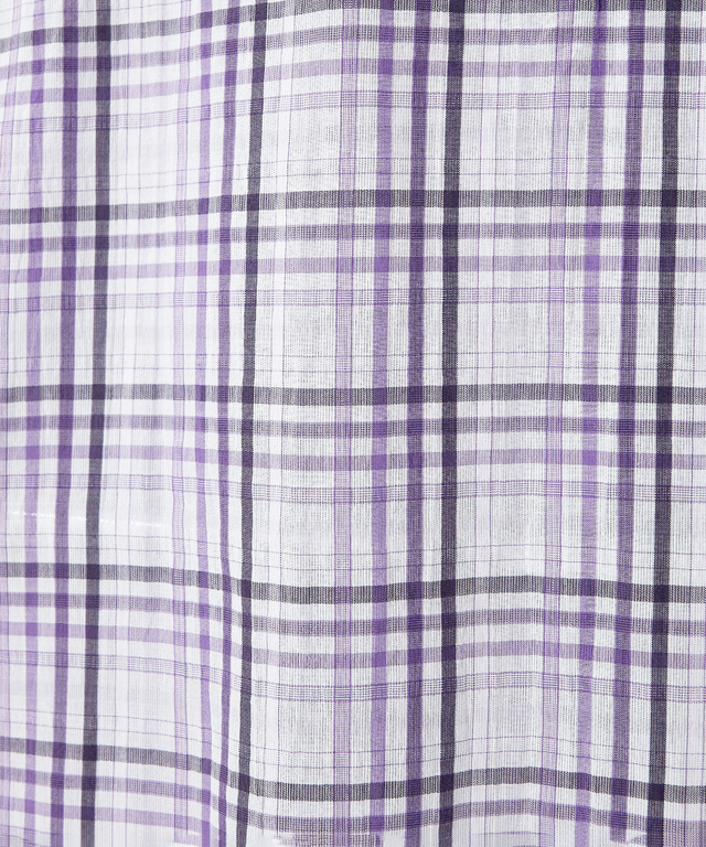 スノーコットン チェック シャツ 【接触冷感】