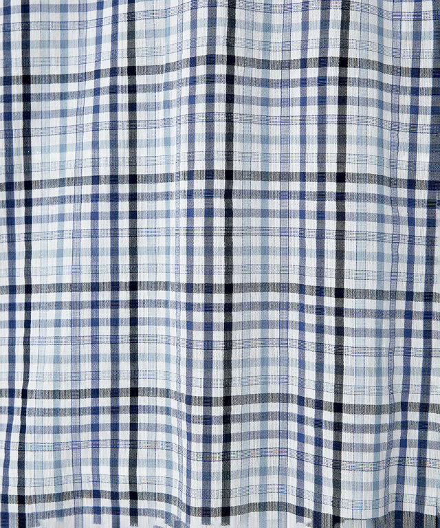 スノーコットン チェック シャツ 【接触冷感】