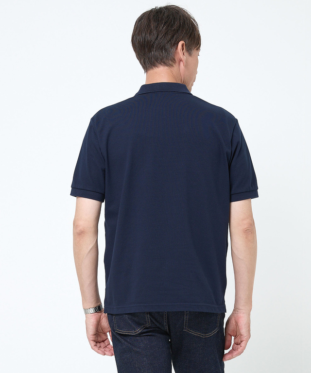 【ベストセラー】鹿の子 ワンポイント 半袖ポロシャツ【日本製】