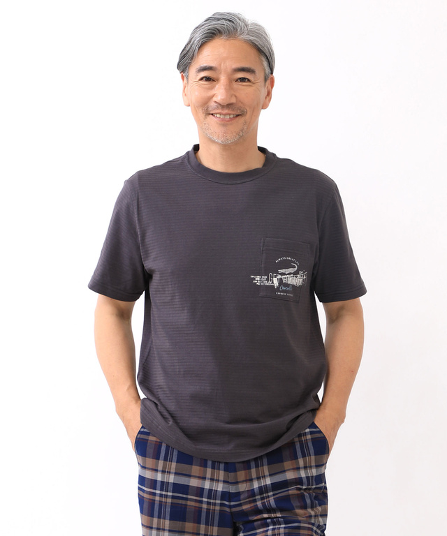 ポケットワニ Tシャツ