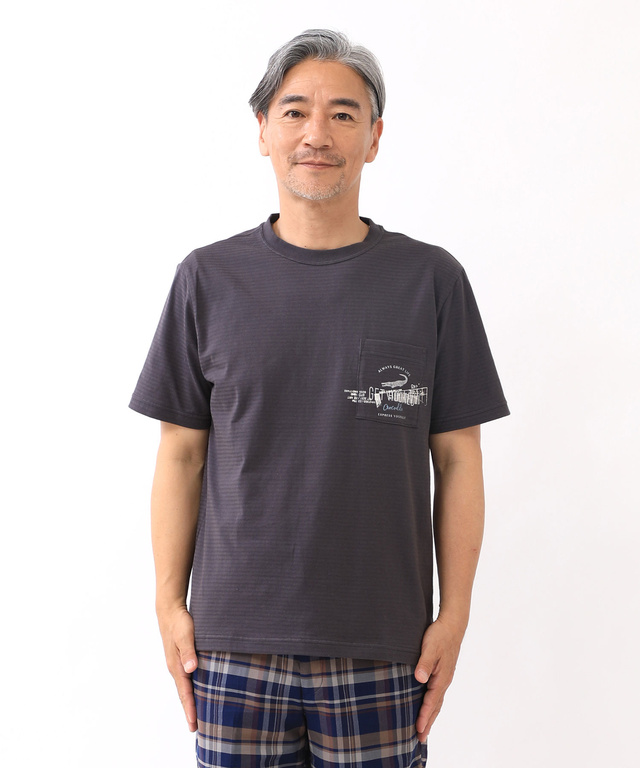 ポケットワニ Tシャツ