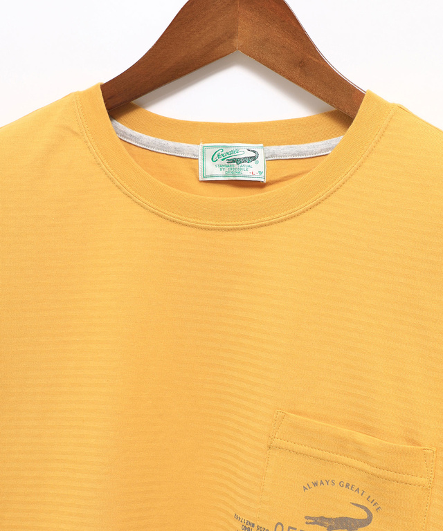 ポケットワニ Tシャツ