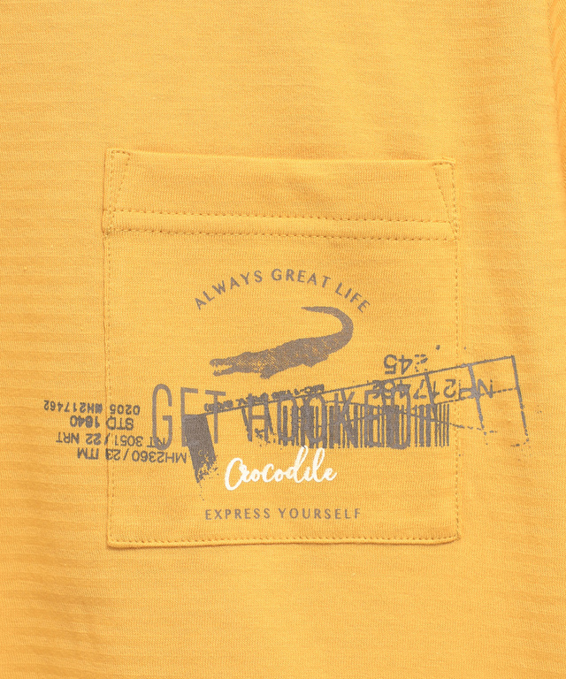 ポケットワニ Tシャツ
