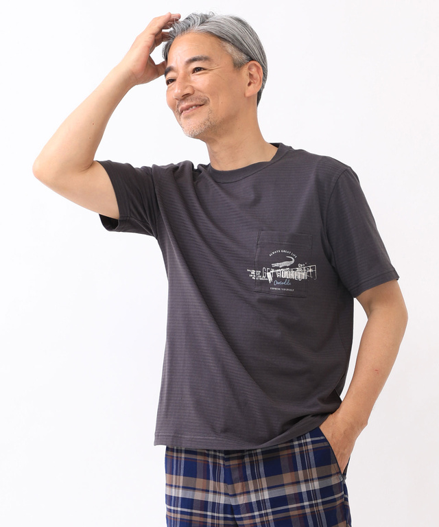 ポケットワニ Tシャツ