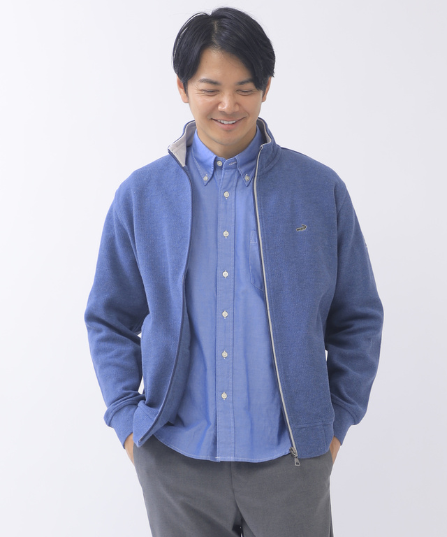 ダブルフェイス フルジップ ブルゾン