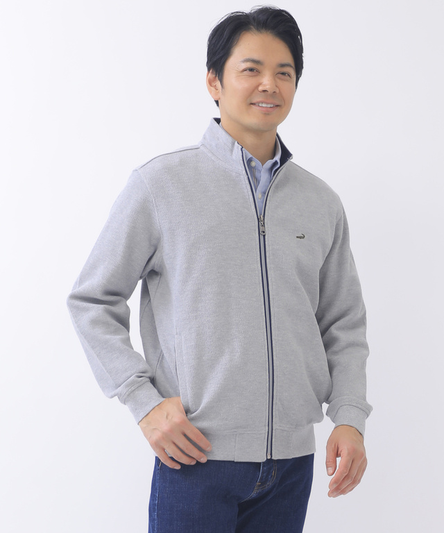 ダブルフェイス フルジップ ブルゾン