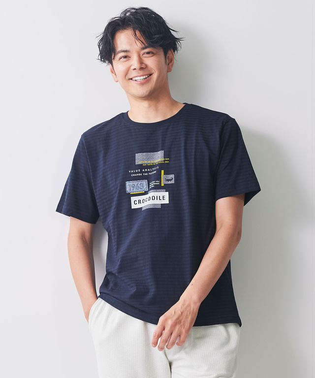 ロゴモチーフ Tシャツ【吸汗速乾】