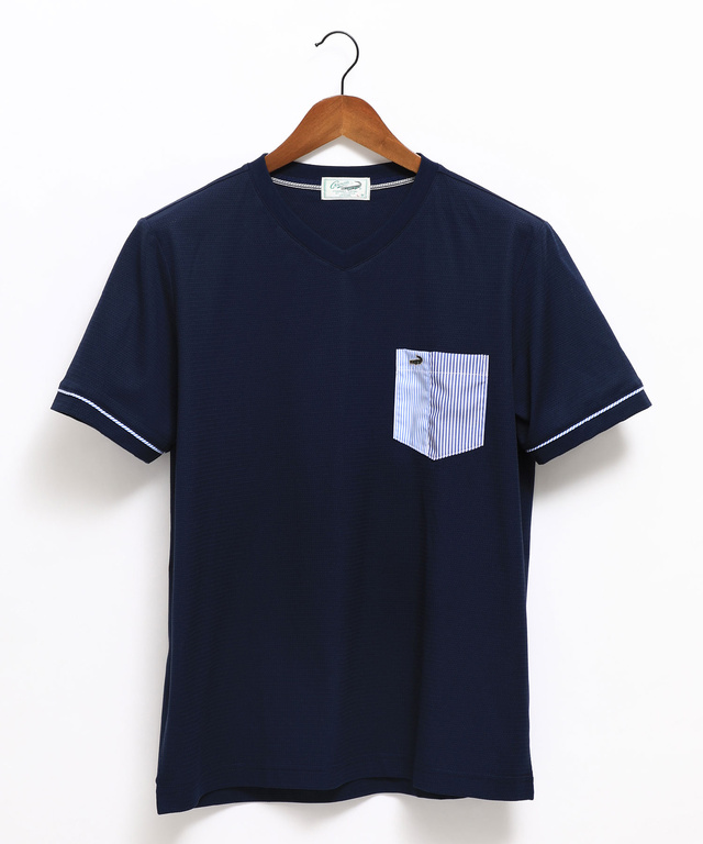 スノーコットン ジャカード Tシャツ【接触冷感】