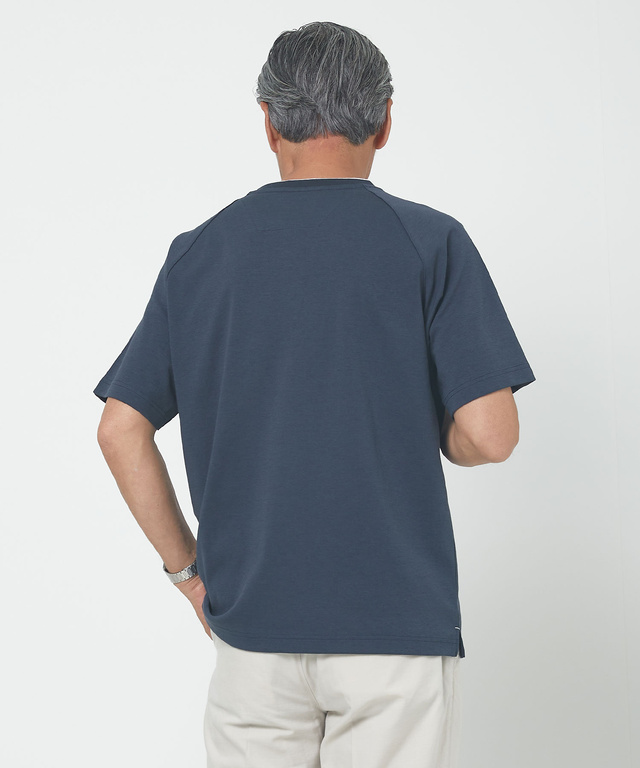 ポンチ ヘンリーネック Tシャツ