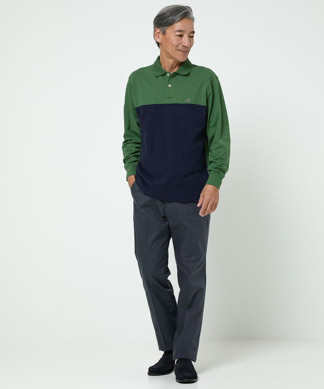 配色切り替え ポロシャツ