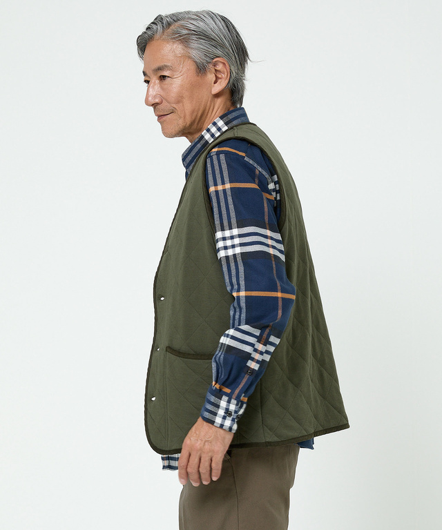 キルティング カット ベスト