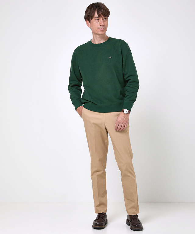 裏起毛 クルーネック トレーナー