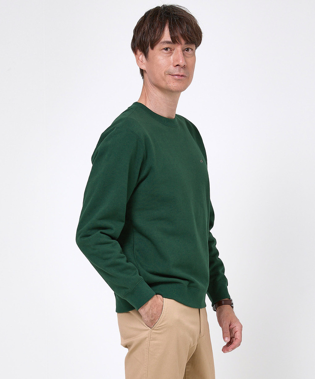 裏起毛 クルーネック トレーナー