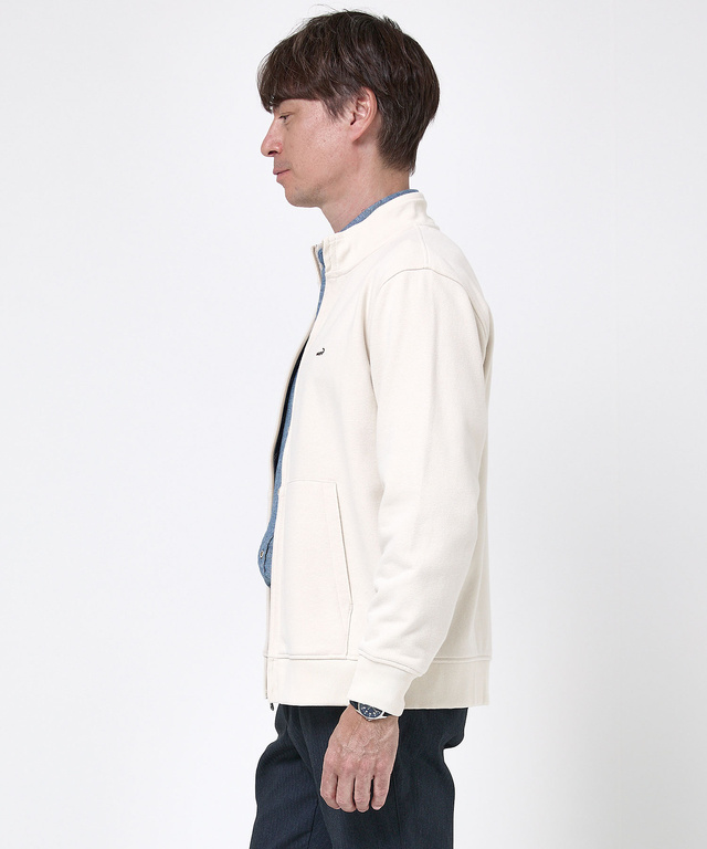 スタンドカラー フルジップ ブルゾン