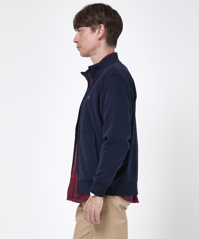 スタンドカラー フルジップ ブルゾン