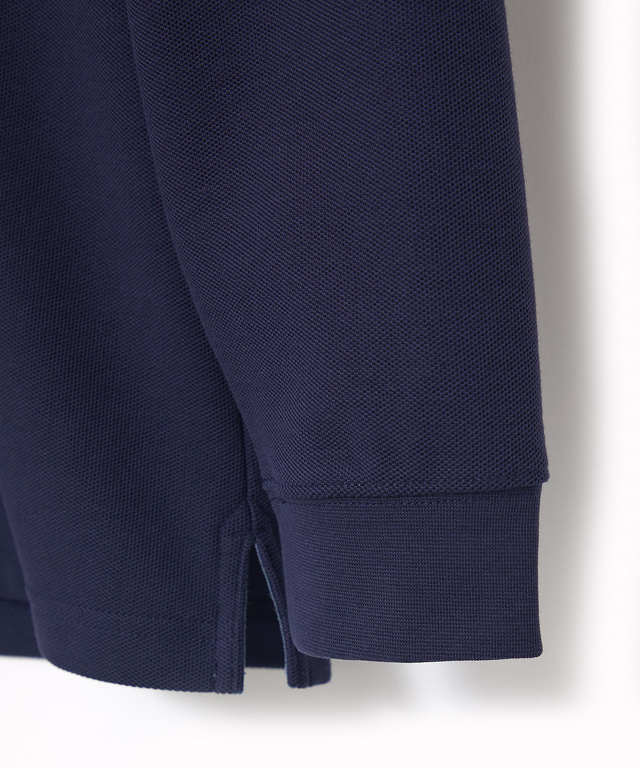 ハニカム組織 切り替え ポロシャツ