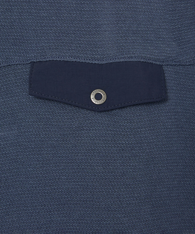 鹿の子 ポケットデザイン ジップベスト