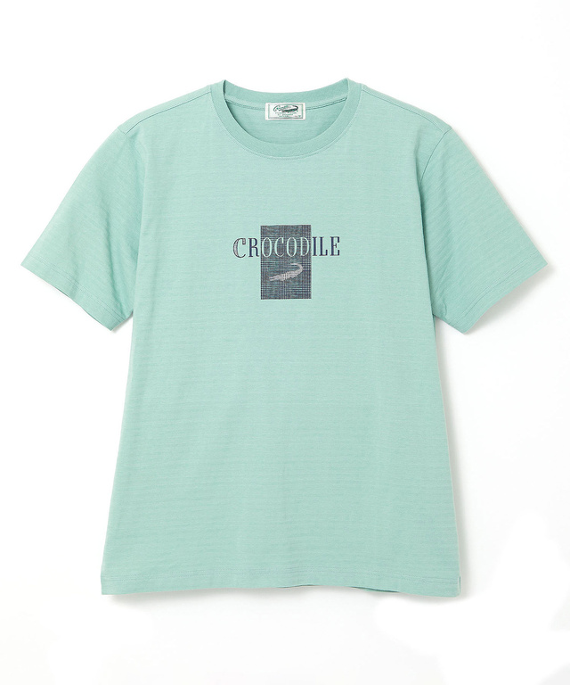 シャドーボーダー ロゴプリント Tシャツ 【吸汗速乾】