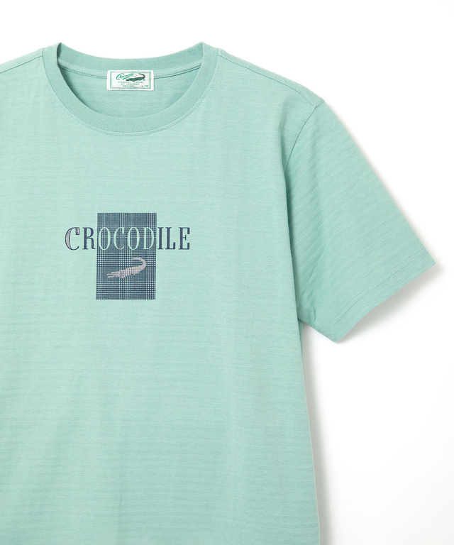 シャドーボーダー ロゴプリント Tシャツ 【吸汗速乾】