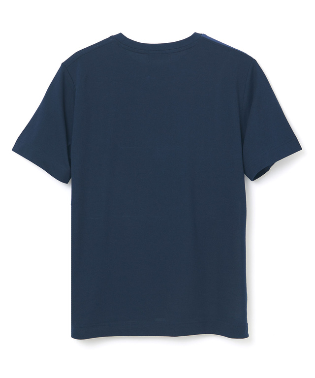 鹿の子 ブロック配色 Tシャツ【吸汗速乾】
