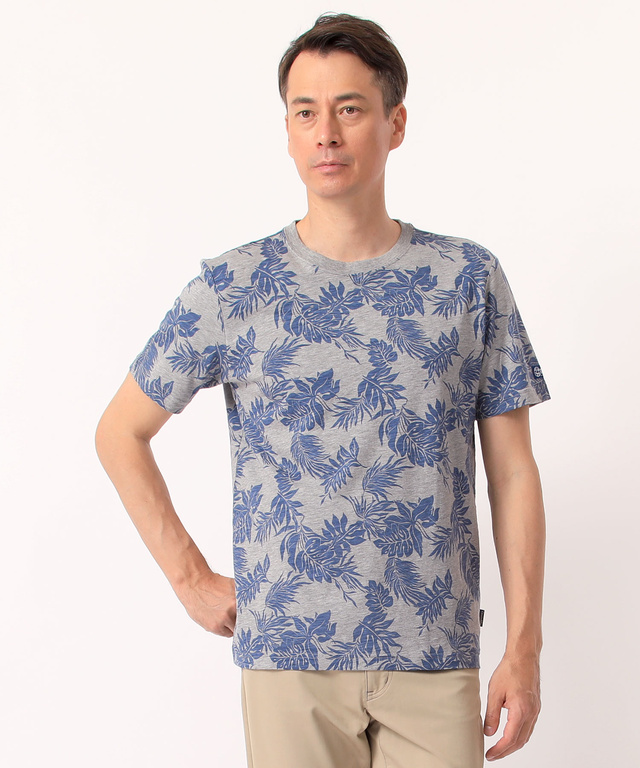 リーフプリントTシャツ【レインスプーナー】