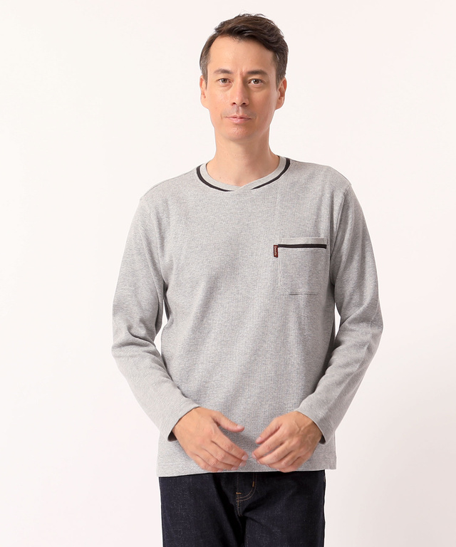 ワッフル無地Tシャツ