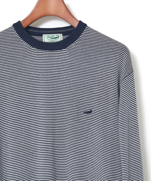 ウールブレンド クルーネック ニット【手洗いOK】