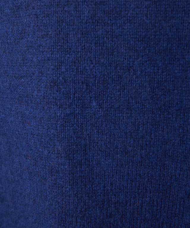 カシミヤ混 天竺 クルーニット【手洗いOK】