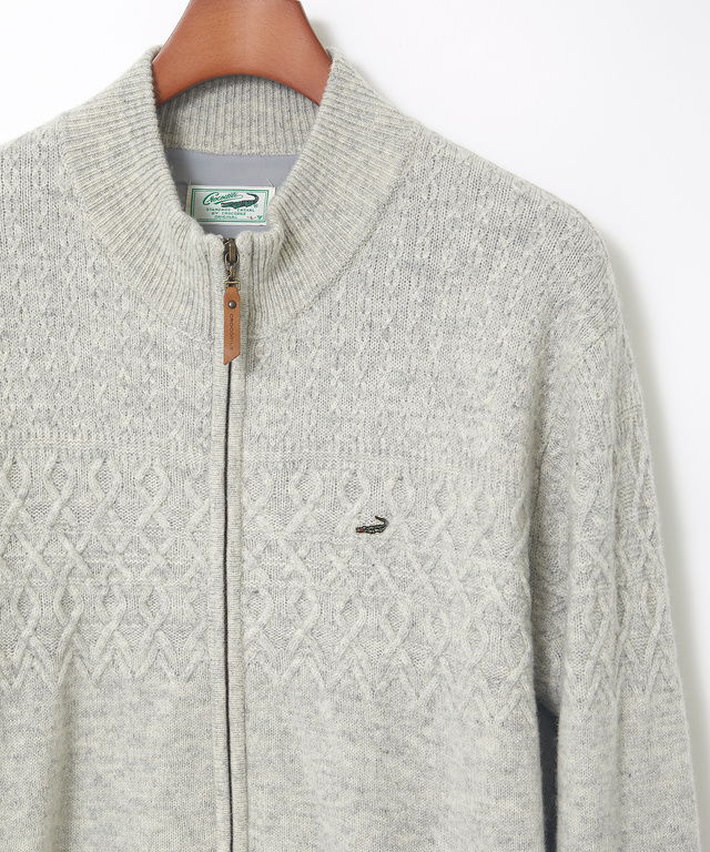 ウール 地柄デザイン ブルゾン