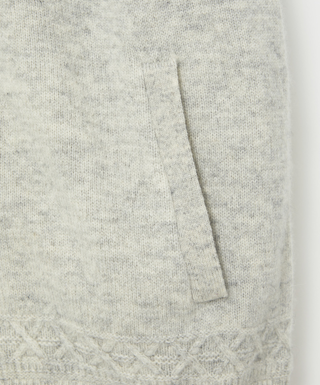 ウール 地柄デザイン ブルゾン