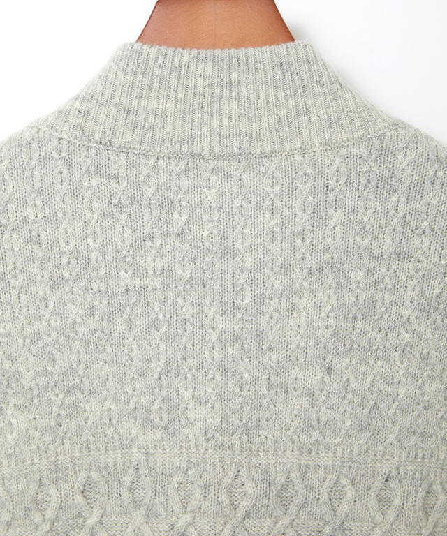 ウール 地柄デザイン ブルゾン