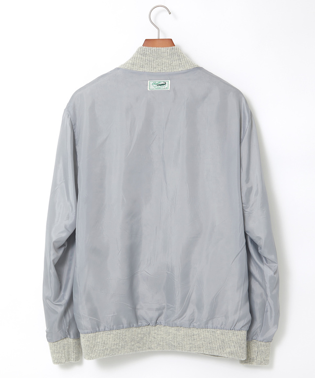 ウール 地柄デザイン ブルゾン