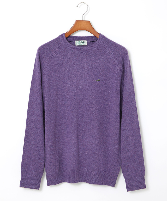 ウールブレンド ラインデザイン ニット【手洗いOK】