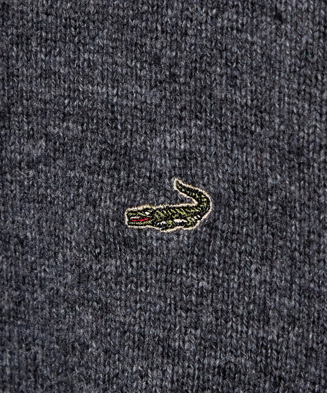 ウールブレンド 裏付き カーディガン