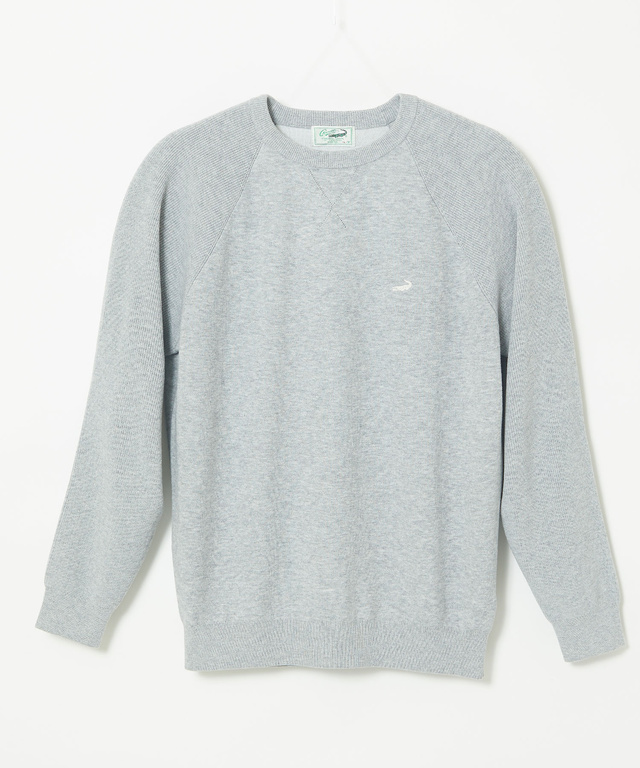 プレーティング天竺 ガゼットデザイン ニット【手洗いOK】