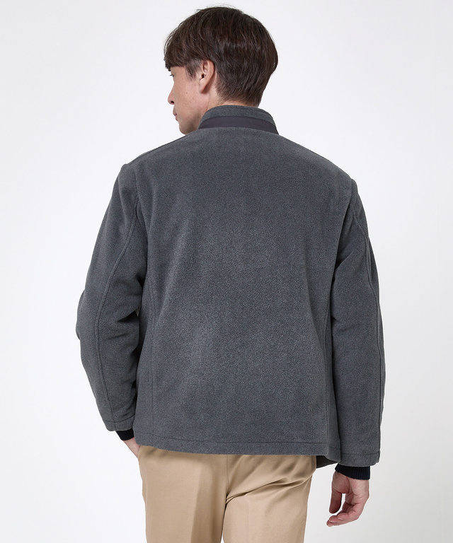 フリース スタンドカラー ジャケット