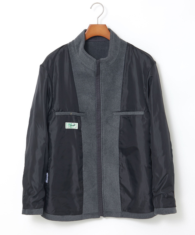 フリース スタンドカラー ジャケット