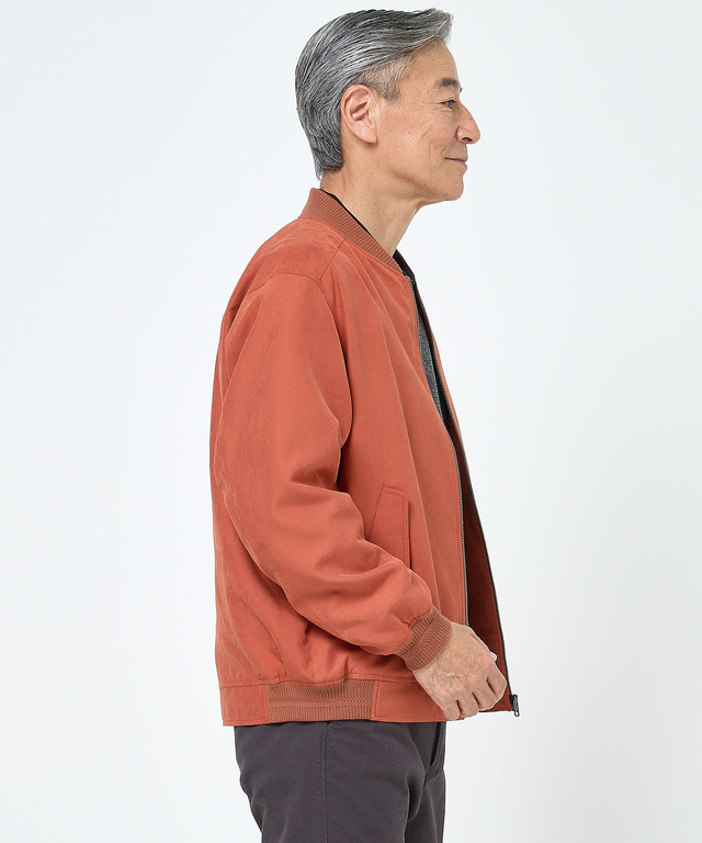 割繊 リブ フライトジャケット