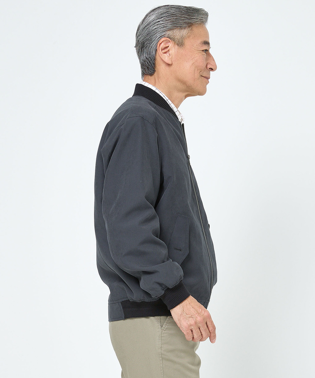 割繊 リブ フライトジャケット