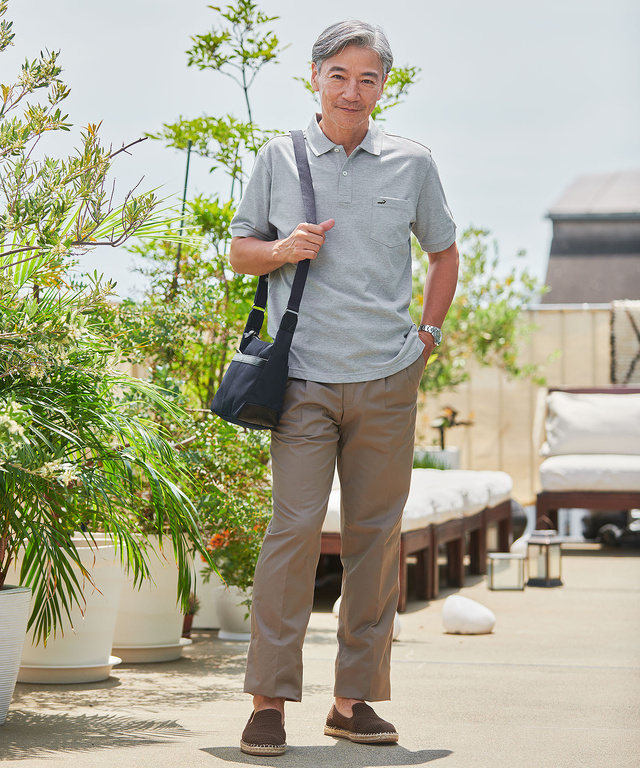 【ベストセラー】ドライタッチ 2タック パンツ【吸汗速乾】