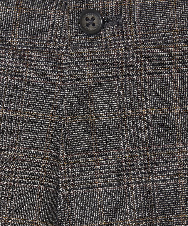 グレンチェック柄 イージーパンツ