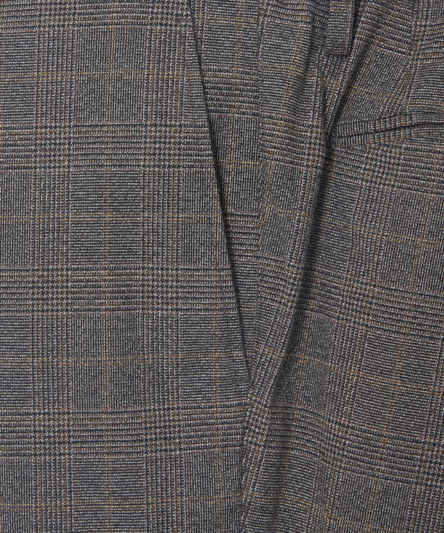 グレンチェック柄 イージーパンツ