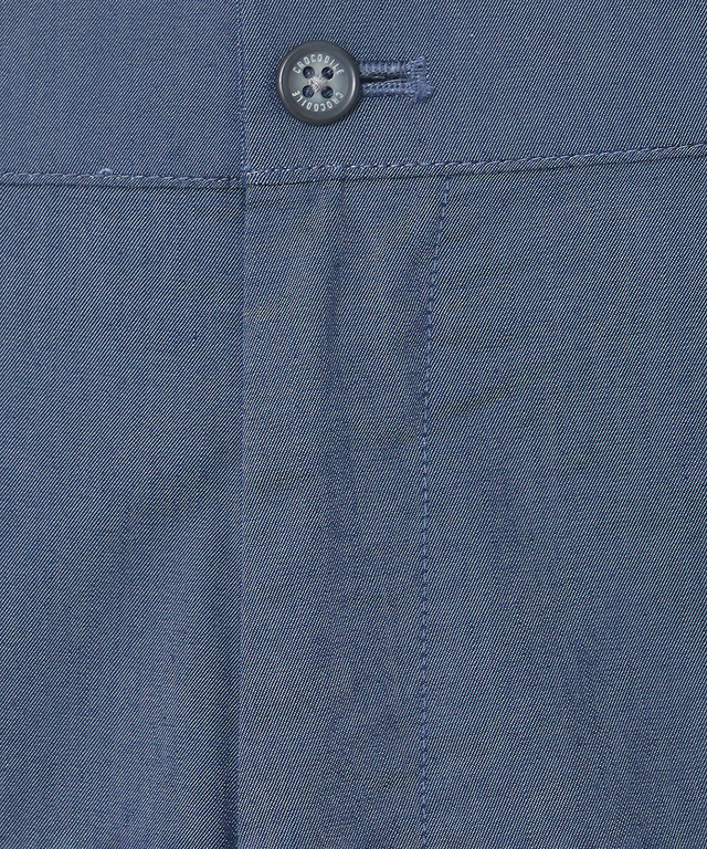 デニムライク ストレッチ ショートパンツ