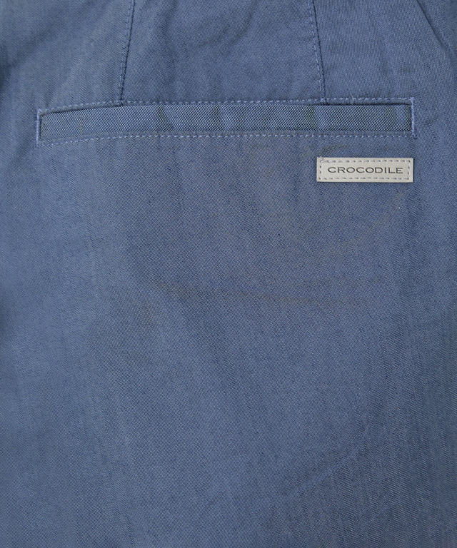 デニムライク ストレッチ ショートパンツ