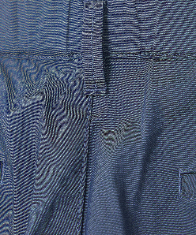 デニムライク ストレッチ ショートパンツ