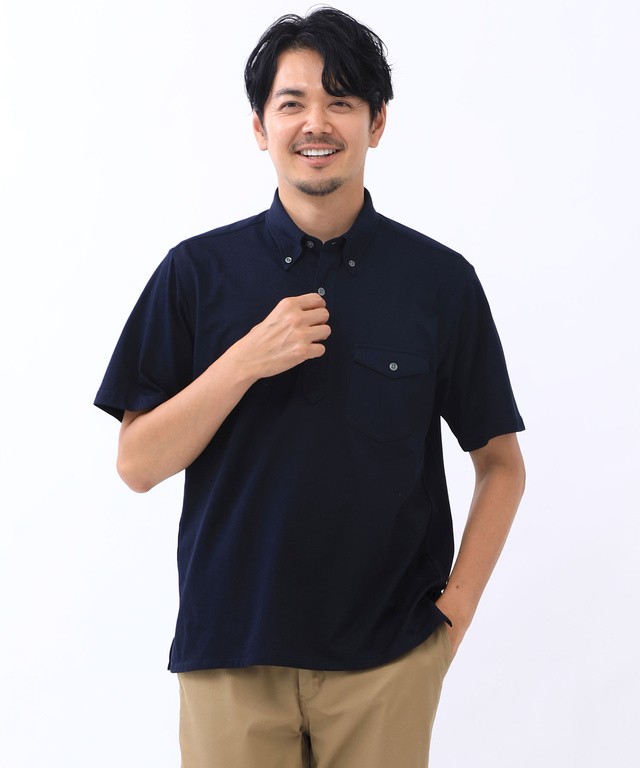 フラップポケット ポロシャツ【吸汗速乾】【WEB・一部店舗限定】