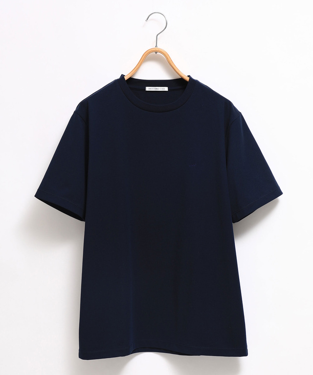プレーティング天竺 クルーネック Tシャツ