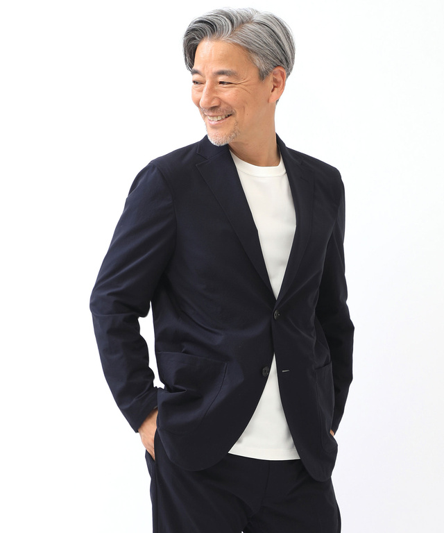 ワッシャー加工 ストレッチ ジャケット【WEB・一部店舗限定】【セットアップ対応】
