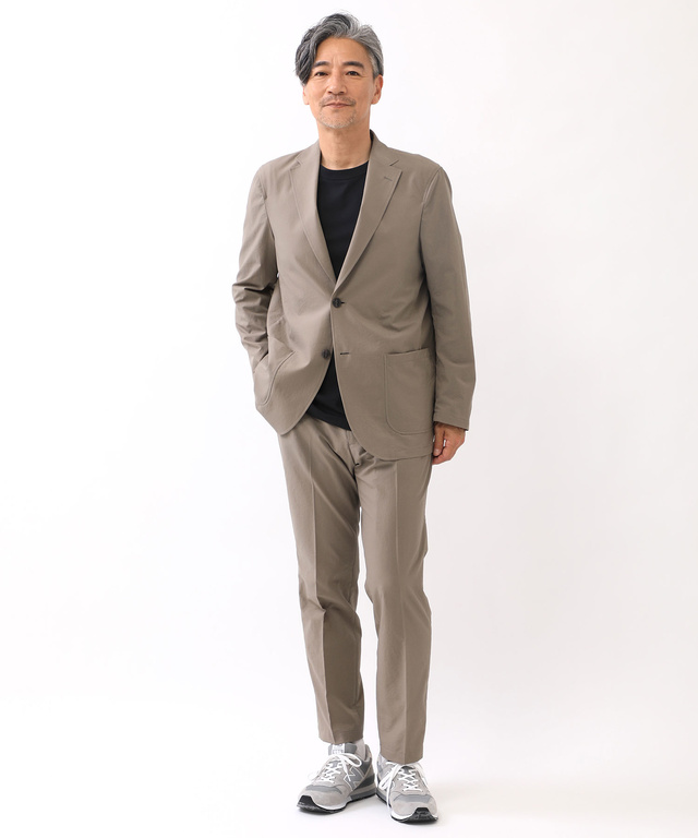 ワッシャー加工 ストレッチ ジャケット【WEB・一部店舗限定】【セットアップ対応】
