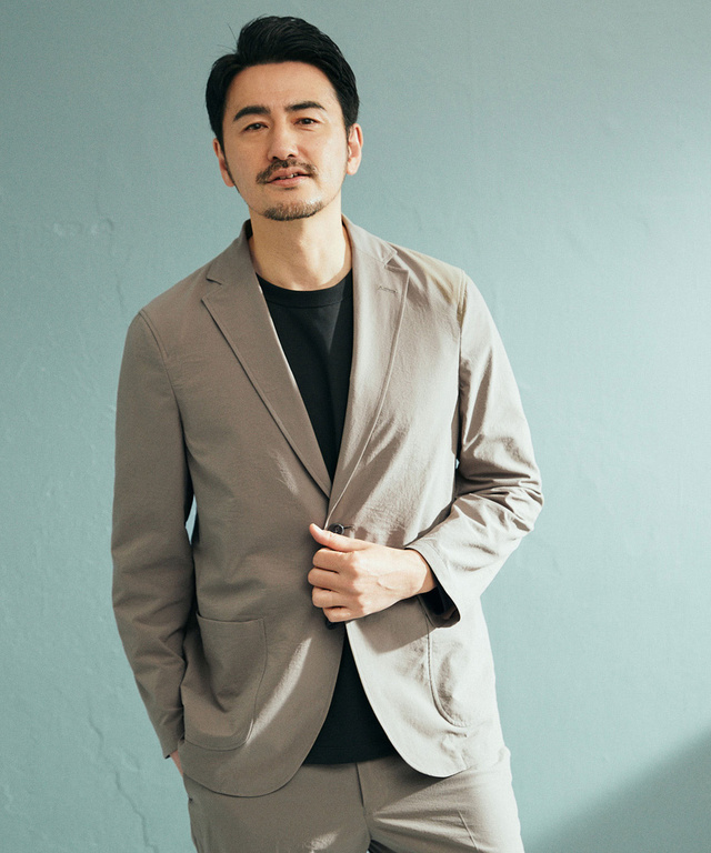 ワッシャー加工 ストレッチ ジャケット【WEB・一部店舗限定】【セットアップ対応】